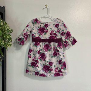 Janie & Jack Floral Print Dress Size 3
